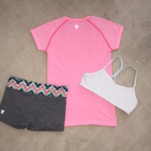 Ivivva top bra and bottoms bundle!! size 12